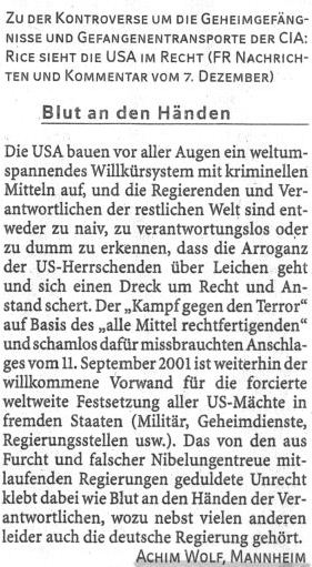 8.12.2005 Frankfurter Rundschau