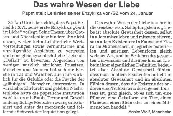 4.2.2006 Süddeutsche Zeitung