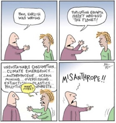Karikatur Joel Pett Paul Ehrlich Karikatur Joel Pett Paul Ehrlich