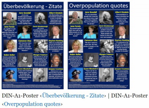 Überbevölkerung - Zitate - Overpopulation Quotes