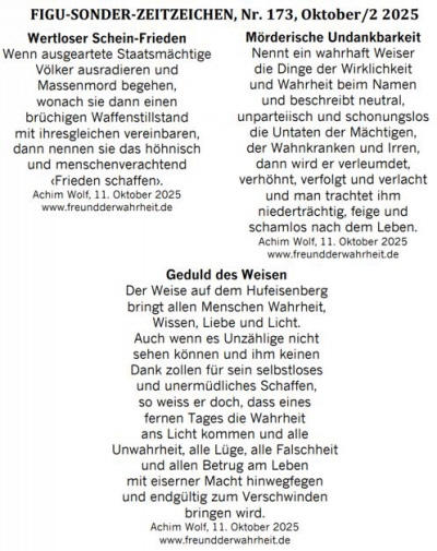 Drei Sprüche